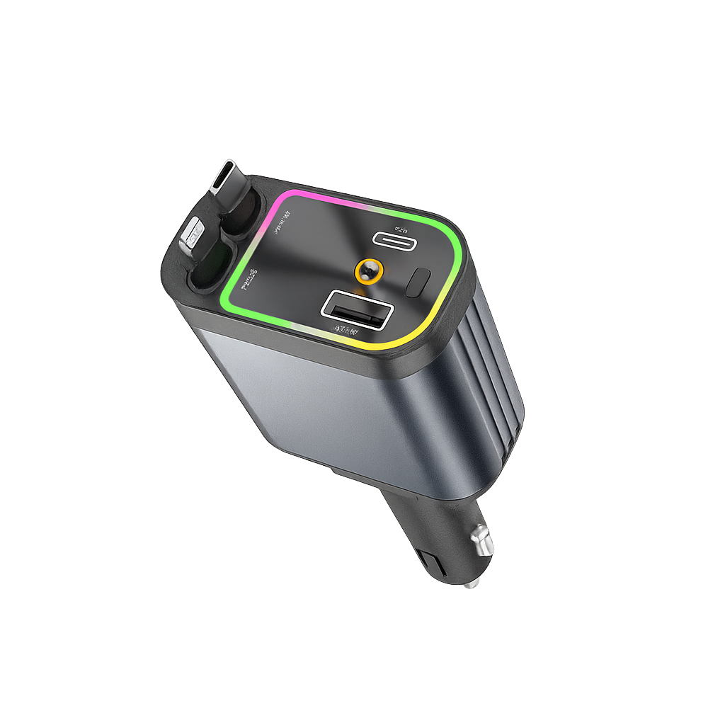 Projeksiyonlu 66W Hızlı Araç Şarj Cihazı